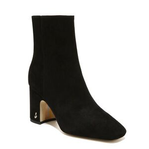 Sam Edelman Fawn Black Suede Booties